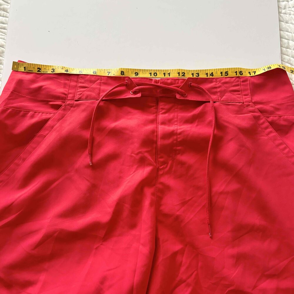 Under Armour Heatgear Mens Red Drawstring Logo Boardshorts Size 38 Summer Casual - Picture 8 of 10